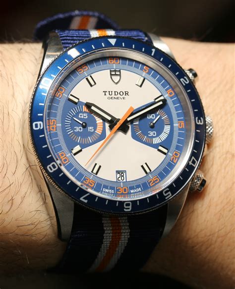 tudor chronograph blue.